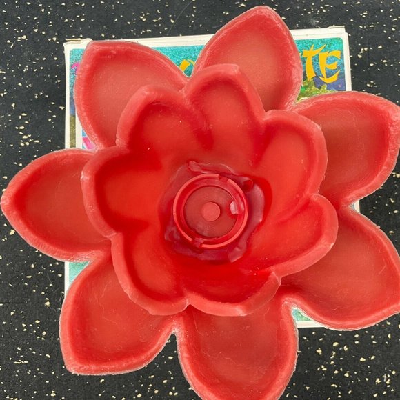 4 Vtg Lotus Lite Candle Glo Floating Pool Candles Tiki MCM Red Orange Bl… - Picture 6 of 11